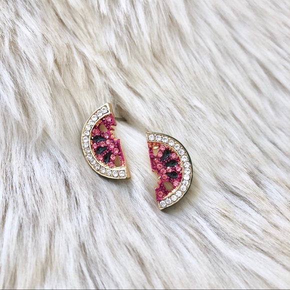 Watermelon Earrings 🍉 - Picture 2 of 3